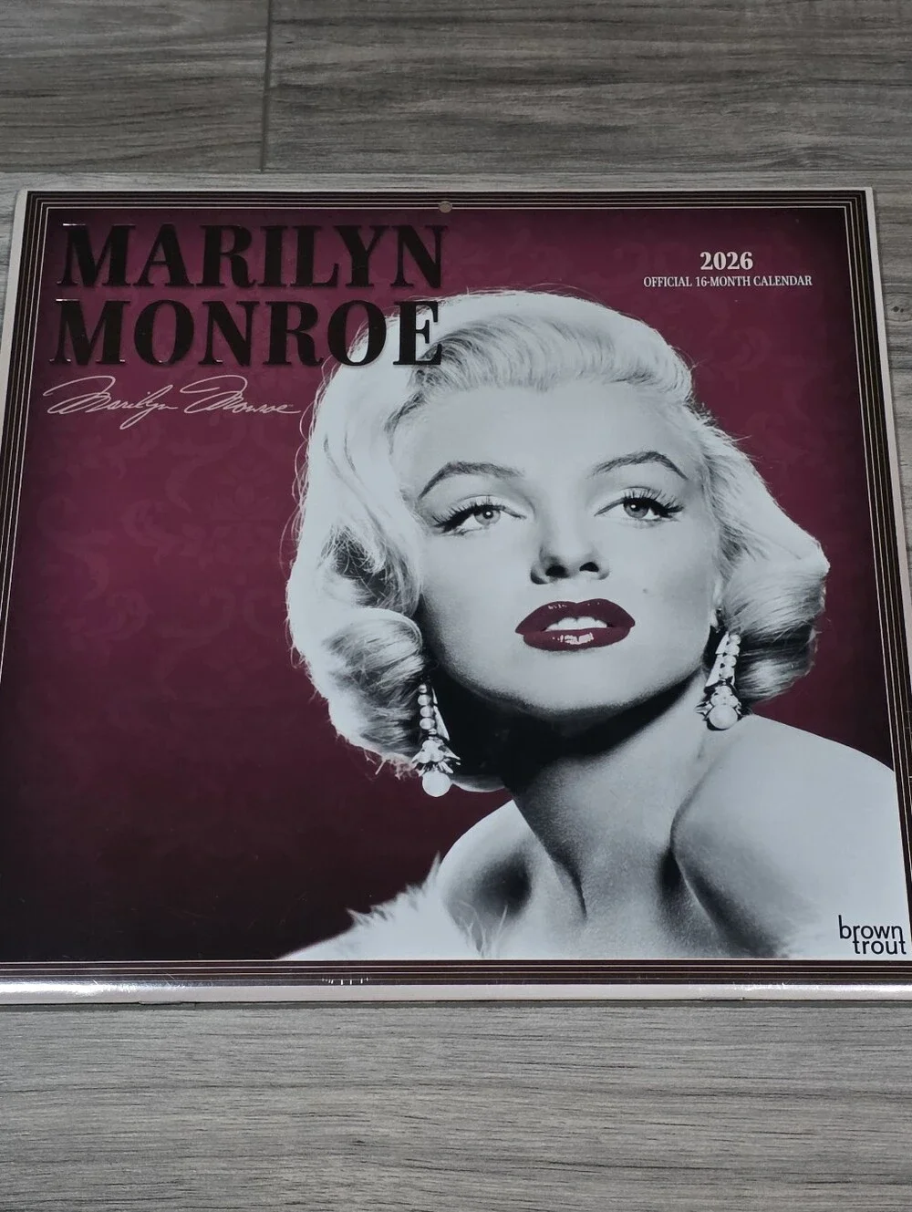 Marilyn Monroe Official 2026 Full Color Wall Calendar NEW